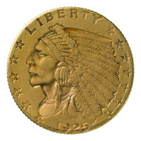 TMNK 12678
<br/>
Tweeënhalve dollar uit de Verenigde Staten van Amerika
<br/>
<em>Verenigde Staten van Amerika, Republiek (1788-heden)</em>