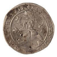 TMNK 13394
<br/>
Halve leeuwendaalder van West-Friesland
<br/>
<em>Republiek der Zeven Verenigde Nederlanden, Holland (West-Friesland), landschap (1573-1795)</em>