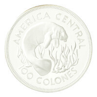 TMNK 14491
<br/>
Honderd colones uit Costa Rica, verzamelaarsmunt uit de Conservation-serie over bedreigde diersoorten
<br/>
<em>Costa Rica, tweede republiek (1948-heden)</em>