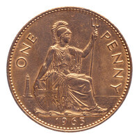 TMNK 14539
<br/>
Penny uit Groot-Brittannië op naam van Elizabeth II, koningin (1952-2022)
<br/>
<em>Groot-Brittannië</em>