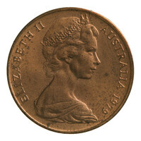 TMNK 15094
<br/>
Twee cents uit Australië op naam van Elizabeth II, koningin (1952-2022)
<br/>
<em>Australië, Commonwealth (1901-heden)</em>