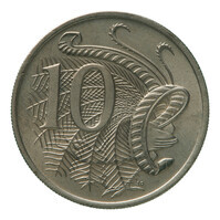 TMNK 15096
<br/>
Tien cents uit Australië op naam van Elizabeth II, koningin (1952-2022)
<br/>
<em>Australië, Commonwealth (1901-heden)</em>