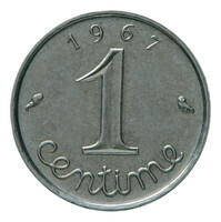 TMNK 15186
<br/>
Centime uit Frankrijk
<br/>
<em>Frankrijk</em>
