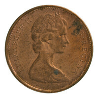 TMNK 15194
<br/>
Cent uit Canada op naam van Elizabeth II, koningin (1952-2022)
<br/>
<em>Canada, Commonwealth (1931-1982)</em>