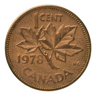 TMNK 15194
<br/>
Cent uit Canada op naam van Elizabeth II, koningin (1952-2022)
<br/>
<em>Canada, Commonwealth (1931-1982)</em>