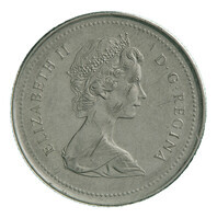 TMNK 15198
<br/>
Vijfentwintig cent uit Canada op naam van Elizabeth II, koningin (1952-2022) over honderd jaar Royal Canadian Mounted Police
<br/>
<em>Canada, Commonwealth (1931-1982)</em>