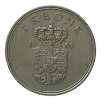 TMNK 15223
          <br/>
          Krone uit Denemarken op naam van Frederik IX (1947-1972)
          <br/>
          <em>Denemarken, koninkrijk</em>
