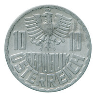 TMNK 15229
<br/>
Tien groschen uit Oostenrijk
<br/>
<em>Oostenrijk, Republiek</em>