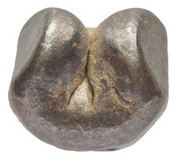 TMNK 15968
<br/>
Halve baht (dubbele salu’ng, ‘kogelmunt’) uit Thailand op naam van Rama IV (1851-1861)
<br/>
<em>Thailand, koninkrijk</em>