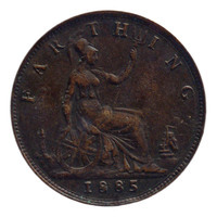TMNK 15981
<br/>
Farthing uit Groot-Brittannië op naam van Victoria, koningin van het Verenigd Koninkrijk (1837-1901)
<br/>
<em>Groot-Brittannië</em>