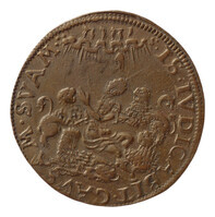 TMNK 16332
          <br/>
          Rekenpenning over het verlaten van Tholen door de Spanjaarden
          <br/>
          <em>Zeeland, graafschap</em>