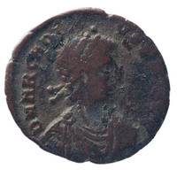 TMNK 16728
<br/>
Aes 4 uit het Oost-Romeinse Rijk op naam van Flavius Arcadius, Oost-Romeins keizer (383-408)
<br/>
<em>Oost-Romeinse Rijk</em>