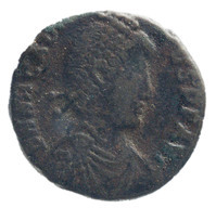 TMNK 16729
<br/>
Aes 4 uit het Oost-Romeinse Rijk op naam van Flavius Arcadius, Oost-Romeins keizer (383-408)
<br/>
<em>Oost-Romeinse Rijk</em>