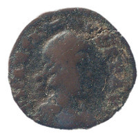 TMNK 16732
<br/>
Aes 4 uit het Oost-Romeinse Rijk op naam van Flavius Arcadius, Oost-Romeins keizer (383-408)
<br/>
<em>Oost-Romeinse Rijk</em>